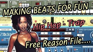 Making Beats For Fun - Trap Hip Hop 5.0 Beat (Reason Workflow 168bpm)