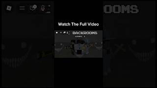 THE BACKROOMS LEVEL 1 in MY MOVIE #roblox #animation #backrooms #mymovie