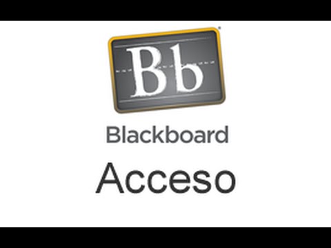 Conociendo a Blackboard - Acceso a Blackboard