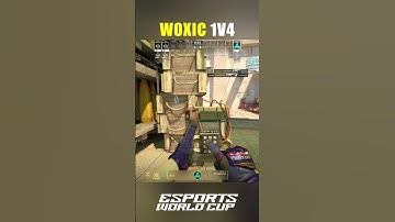 Woxic Pulls INSANE 1v4 Clutch vs Mongolz!!😱🔥#cs2 #woxic #ewc