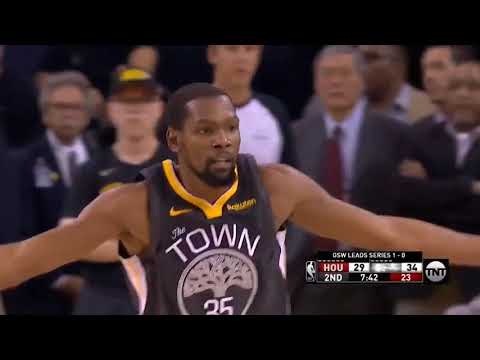 NBA 季後賽 勇士vs火箭 GAME2 | 勇士全場精彩合輯 2019.05.01