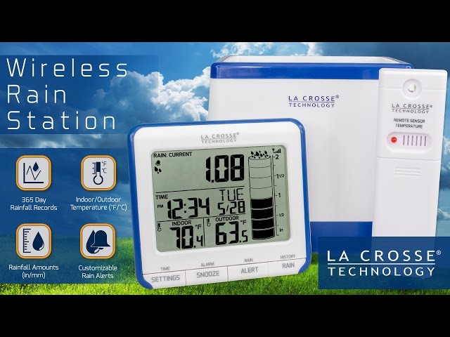 Digital Rain Gauge Weather Station – La Crosse Technology