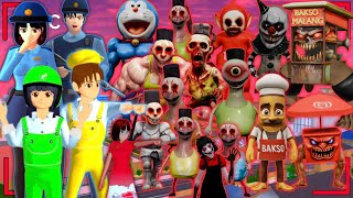 Yuta Mio Panik CCTV Merekam Pasukan HAMOOD HABIBI Menyerang Kota Sakura 😱 | Sakura School Simulator