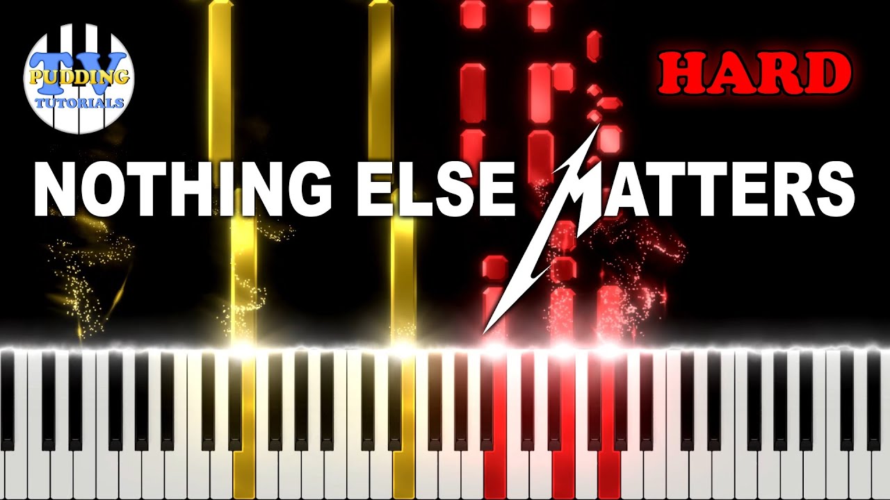 METALLICA - NOTHING ELSE MATTERS | Advanced Piano Tutorial