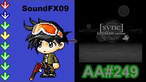 sync (EXTREME version) - HEAVY - AA#249 (Full Combo) on DDR EXTREME (AC, Japan)