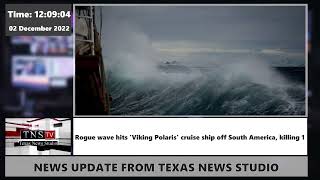 Rogue wave hits 'Viking Polaris' cruise ship off South America, killing 1 American tourist
