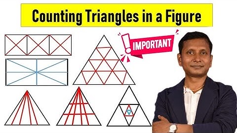 COUNTING FIGURES - TRIANGLES #competitive #education #sscresoning #countingfigures #mtsreasoning