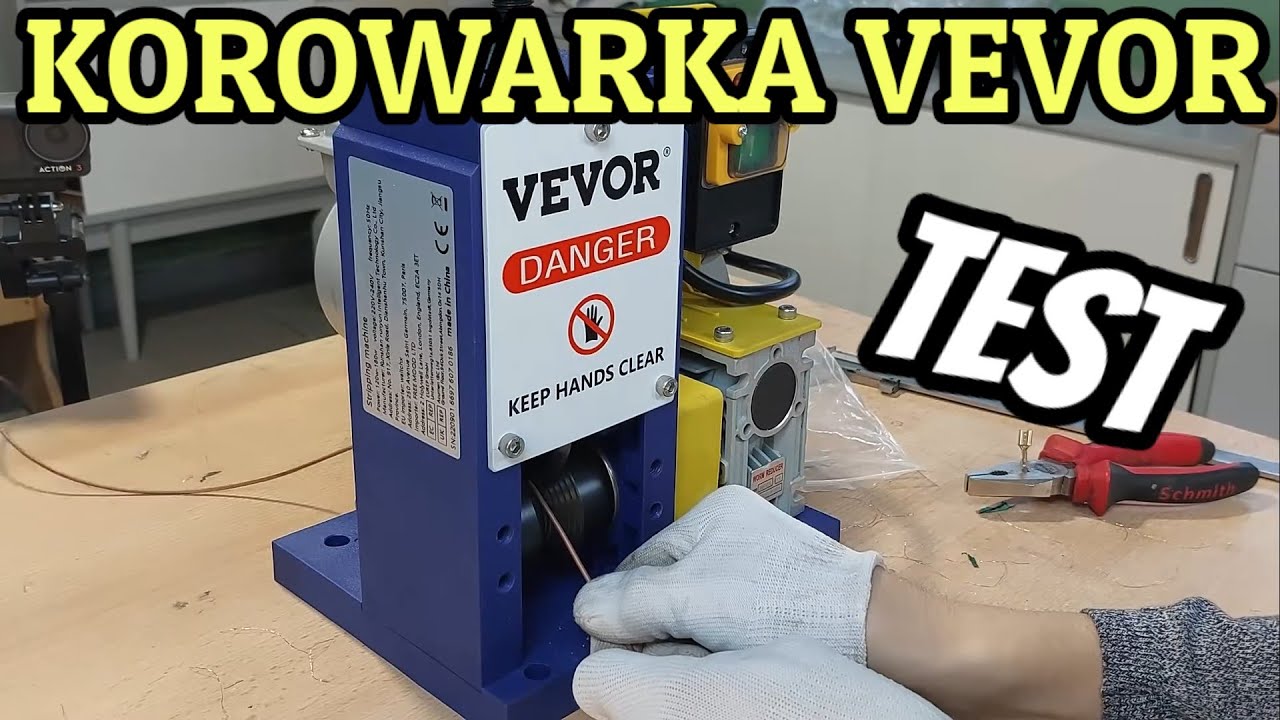 Automatyczna korowarka do przewodów Vevor - test i recenzja
