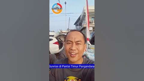 Sunrise Pantai Timur Pangandaran #kim #komdigi #info #wisata #pantai #pangandaran