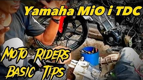 MOTO RIDERS BASIC TIPS//YAMAHA MiO i TDC Top Dead Center Tutorial @gregchan2109