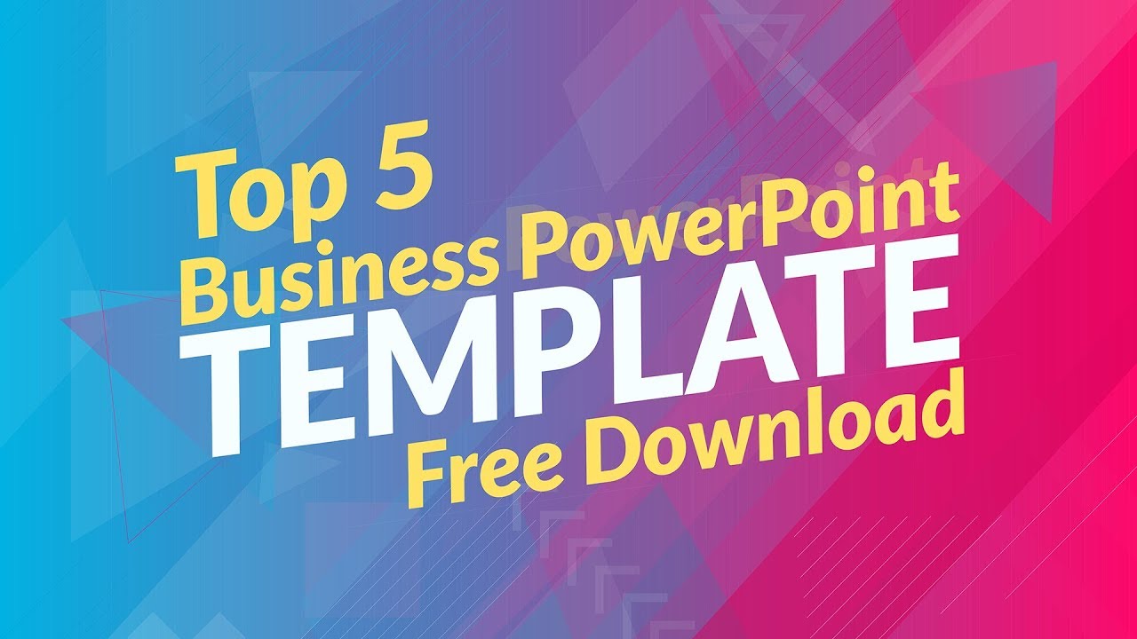 Top 5 Business PowerPoint Templates of 2019 Free Download ...