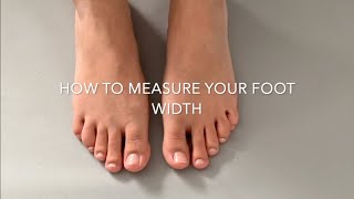 How to measure the width of your feet   SD 480p