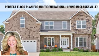 Perfect Floor Plan for Multigenerational Living in Clarksville!