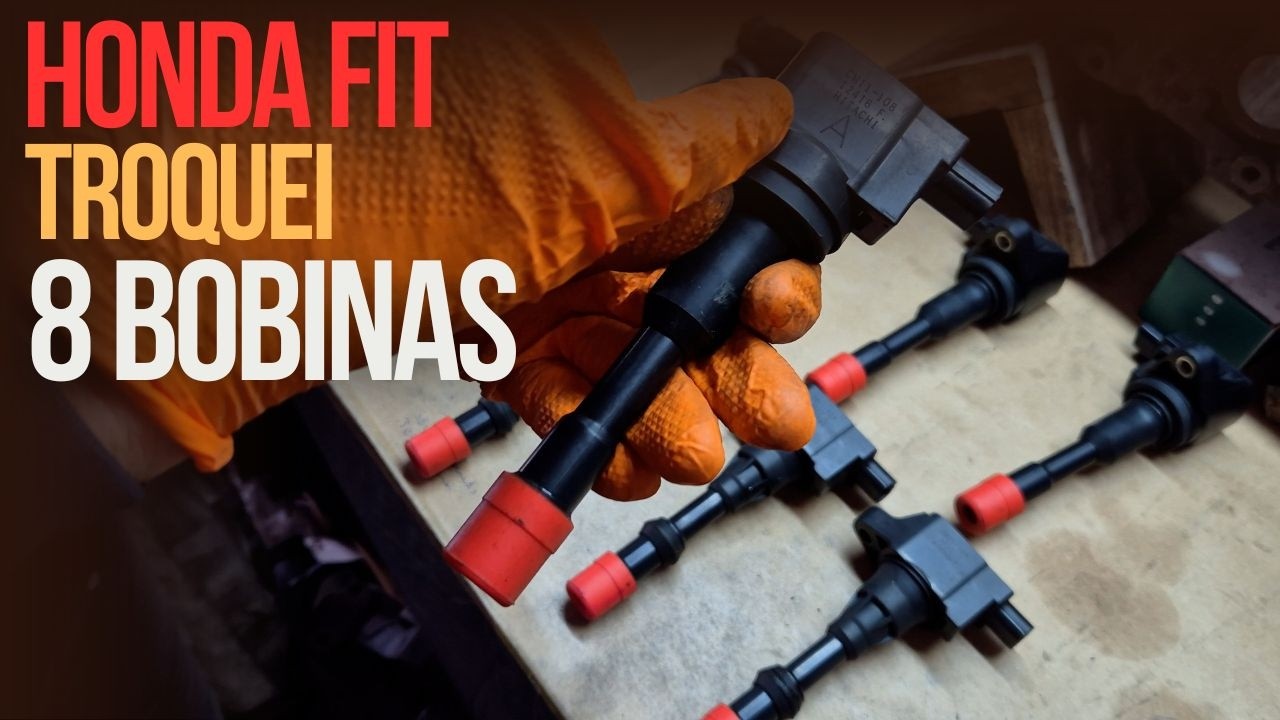 Trocando as bobinas do Fit em casa!