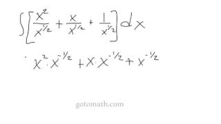 Calculus 1 Antiderivatives and Indefinite Integration problem 6