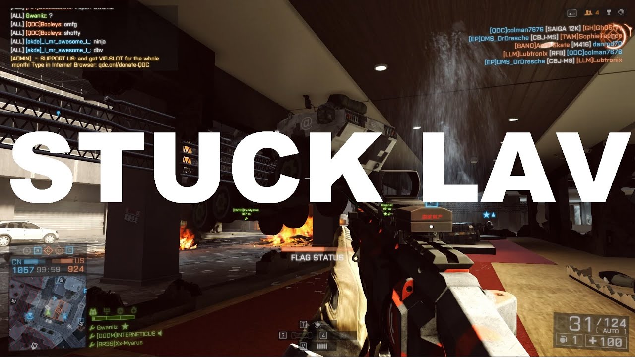 Battlefield 4 - Stuck LAV