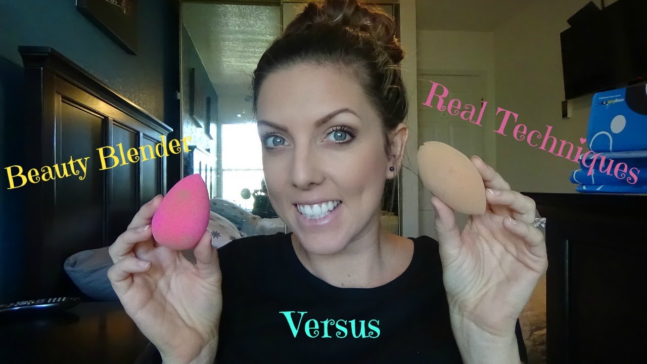 Beauty Blender versus the Real Techniques Precision sponge YouTube