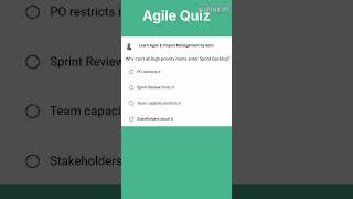 Why can’t all high-priority items enter Sprint Backlog? | Agile | Scrum | Product | Planning | PO