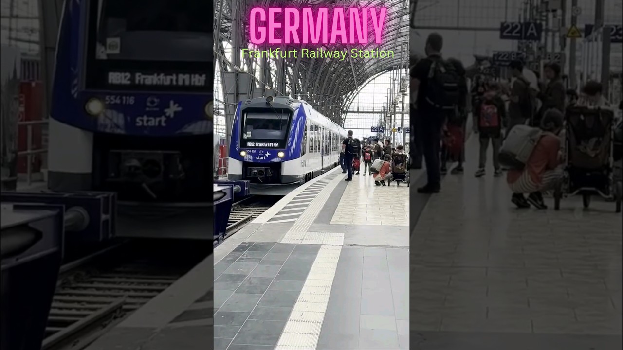 GERMANY- 2 of 26 countries tour, Frankfurt Railway Station