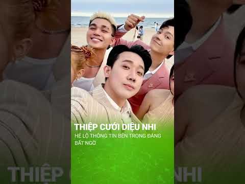 Video Hé lộ thiệp cưới độc đáo của Diệu Nhi và Anh Tú - youtube