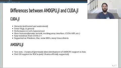 JuliaCon 2020 | AMDGPU Computing in Julia | Julian P Samaroo
