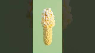 Popcorn which is made in Blender 3D