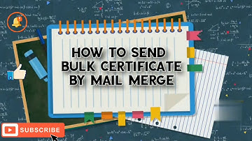 Mail Merge Using Libreoffice| How to send Bulk Certificates| Mail Merging| Liberoffice