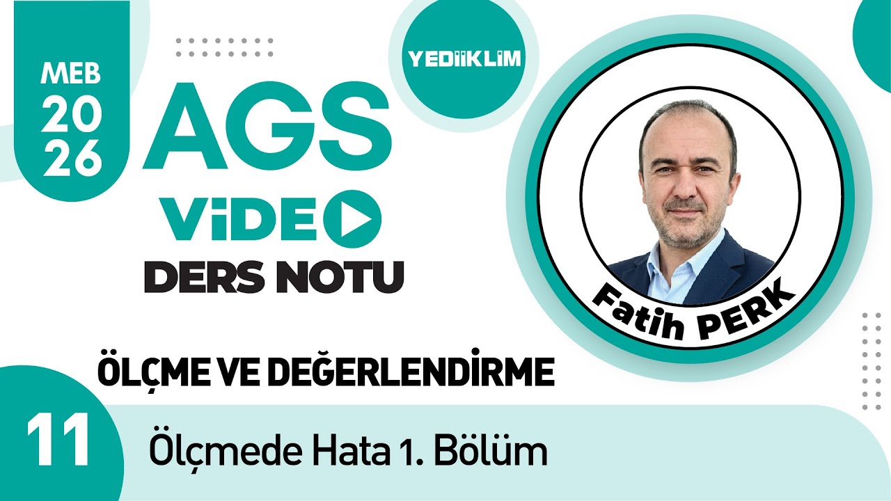 11 - Ölçmede Hata 1. Bölüm