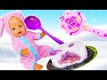 Baby Doll Videos Disney Princess Baby Born Doll Play Dolls Princess Castle 