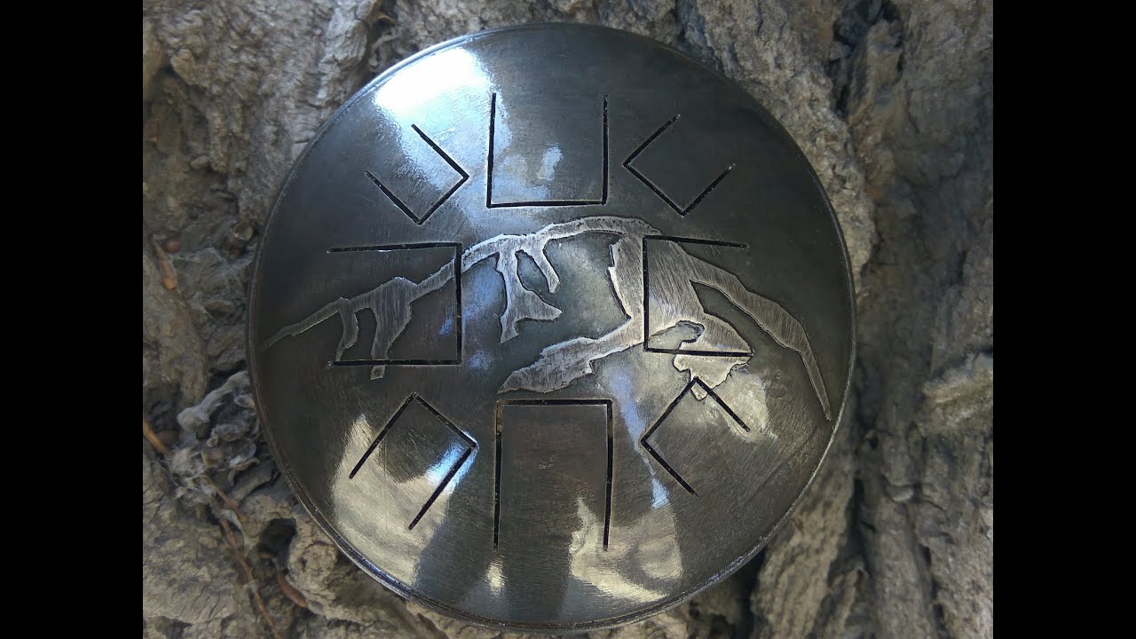 Mini drum etching and tuning / Травление и настройка мини глюкофона