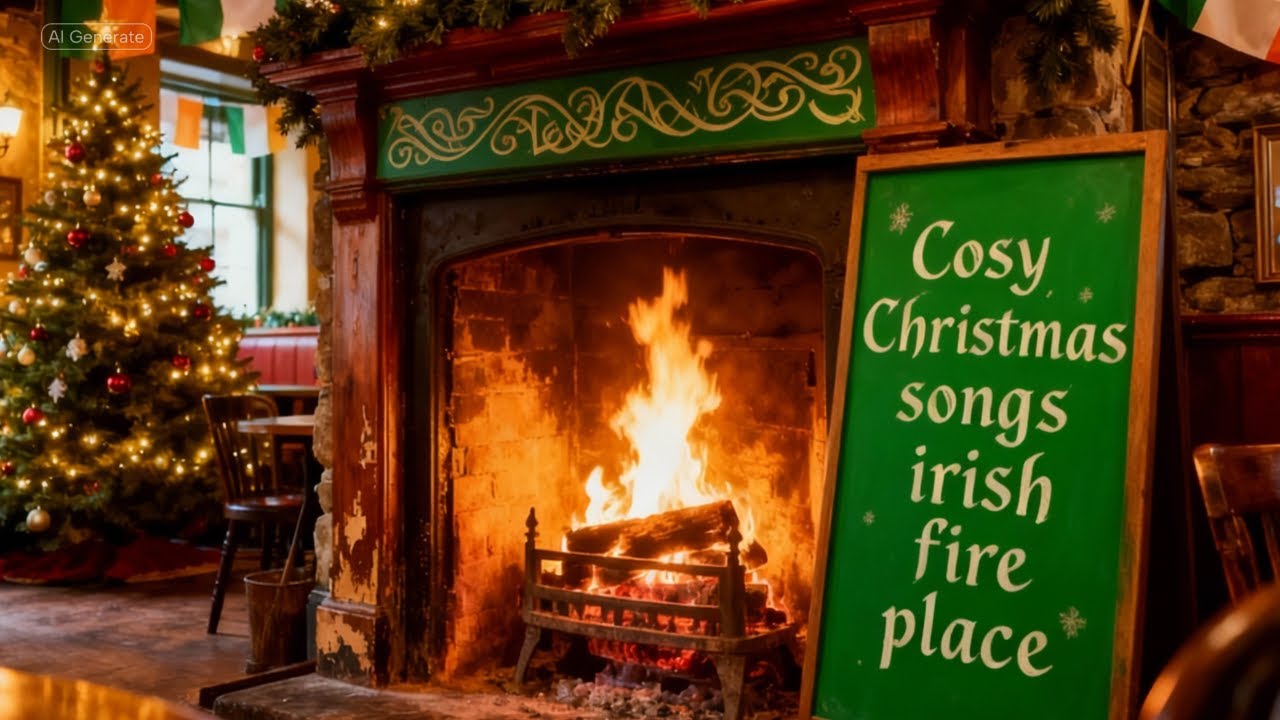 Irish Christmas Songs LIVE – Cozy Pub Vibes & Holiday Craic