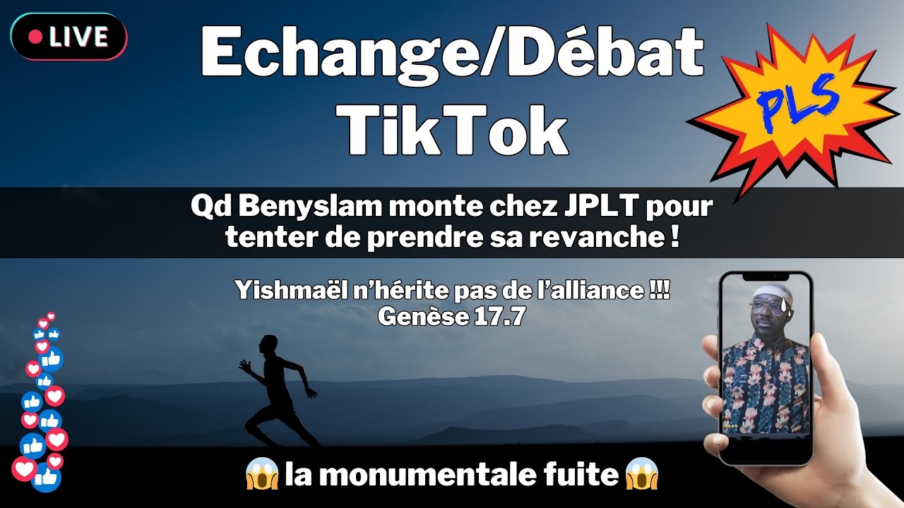 la fuite - débat JPLT face à Benyslam - Yishmael, est-il héritier de l'alliance ?