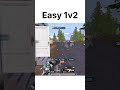 pubg easy 1v2 #gameplay #1million