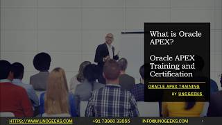 Oracle APEX Training | What is Oracle APEX? | Oracle APEX Training and Certification