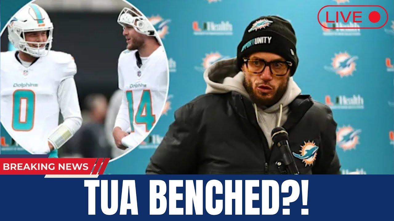 Туа Таговайлоа отстранен от игр? Шокирующая драма вокруг квотербека «Долфинс» 🔴 Прямая трансляция...