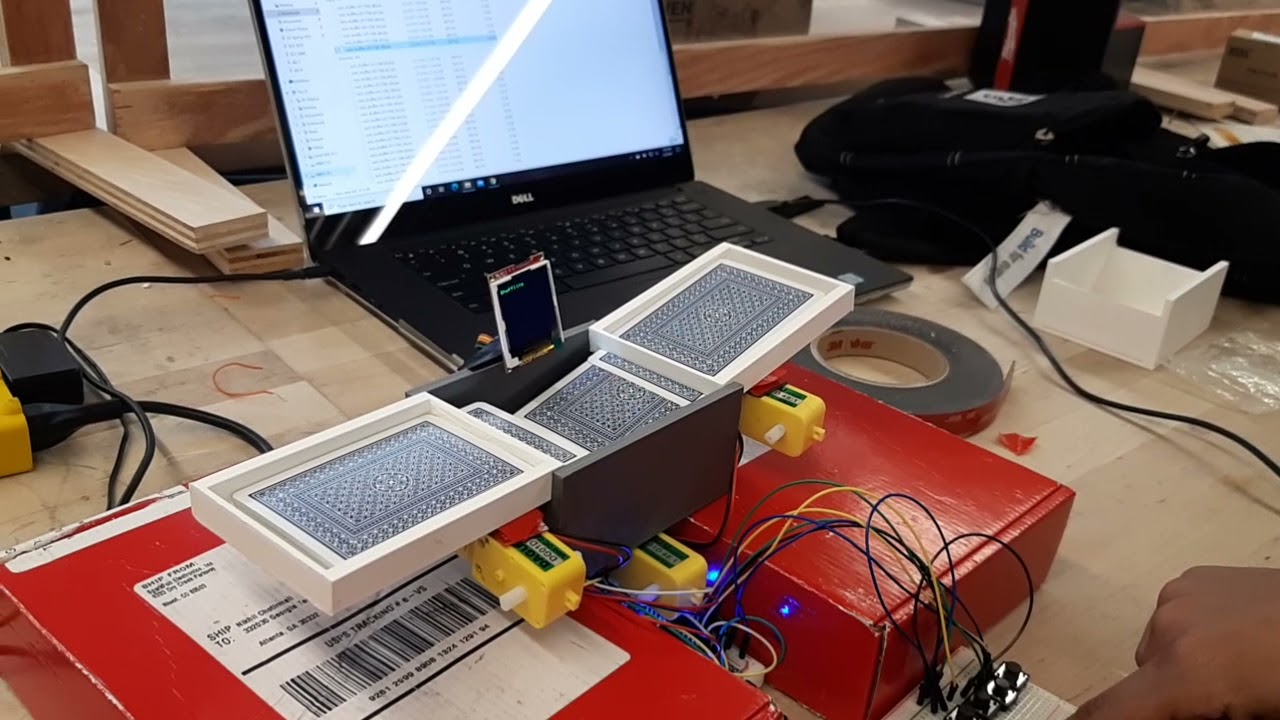 Card shuffler machine Shuffling a deck YouTube