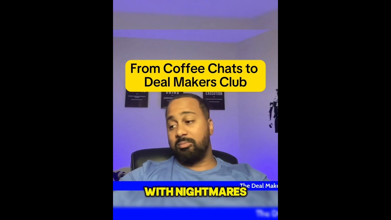From Coffee Chats to the Deal Makers Club | Live Real Estate Deal Making in 2026