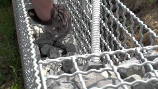 Gabionen-Ograda od pletene žice i kamena