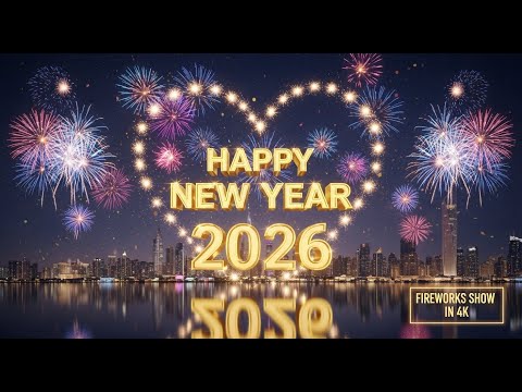 Happy New Year 2026 Epic Fireworks 3D Text Animation Best New Year Show Ever 