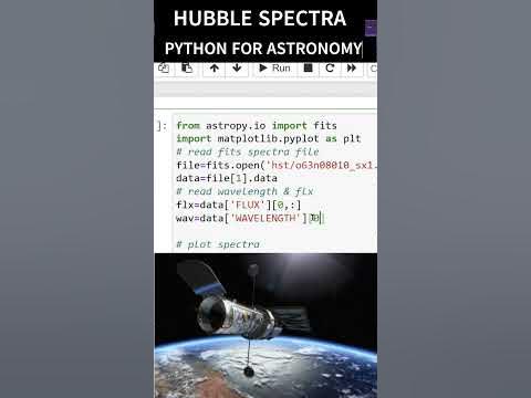 PYTHON FOR ASTRONOMY| Analyzing and Plotting Hubble Space Telescope ...
