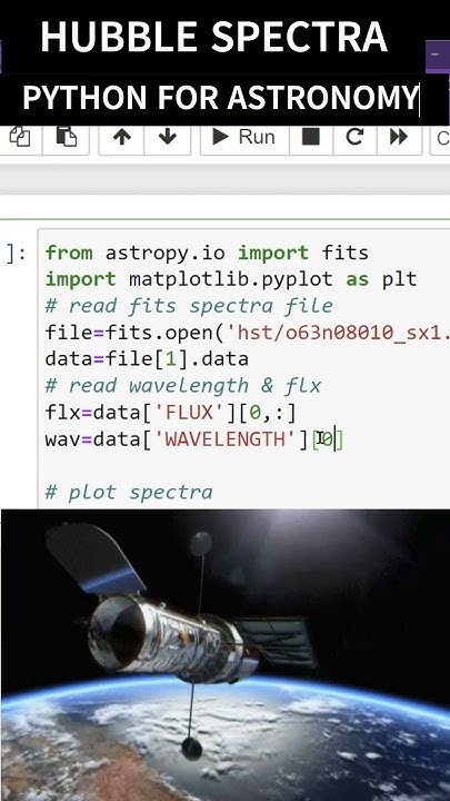 PYTHON FOR ASTRONOMY| Analyzing and Plotting Hubble Space Telescope ...