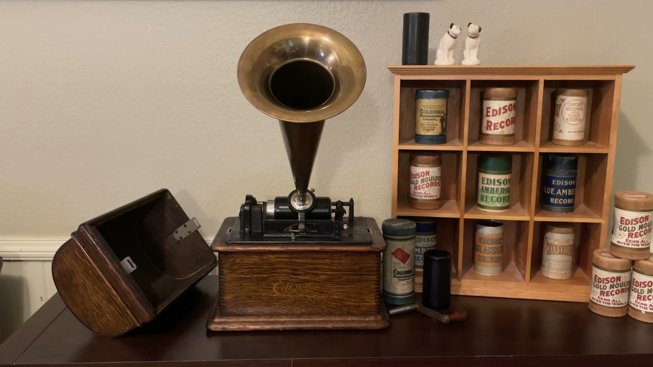 "The Free Lance March" on an Edison Cylinder Phonograph