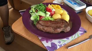 Weymouth Day 1 - Setup, Pitch Tour and Steak