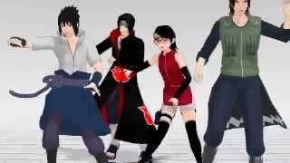 Bad End Night MMD Uchiha Style (Fugaku, Sasuke, Itachi, Sarada)