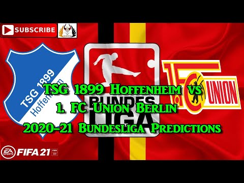 TSG 1899 Hoffenheim vs 1. FC Union Berlin | 2020-21 German Bundesliga | Predictions FIFA 21