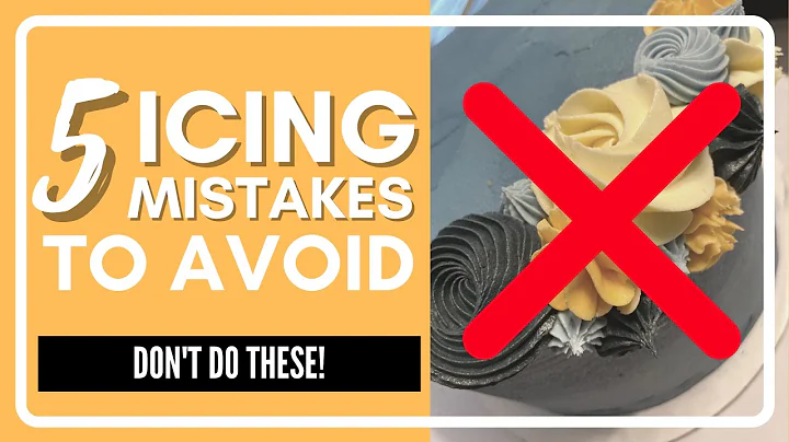 5 Icing Mistakes to Avoid for Cake Decorating Beginners!