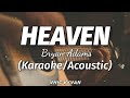 Heaven  bryan adams karaokeacoustic