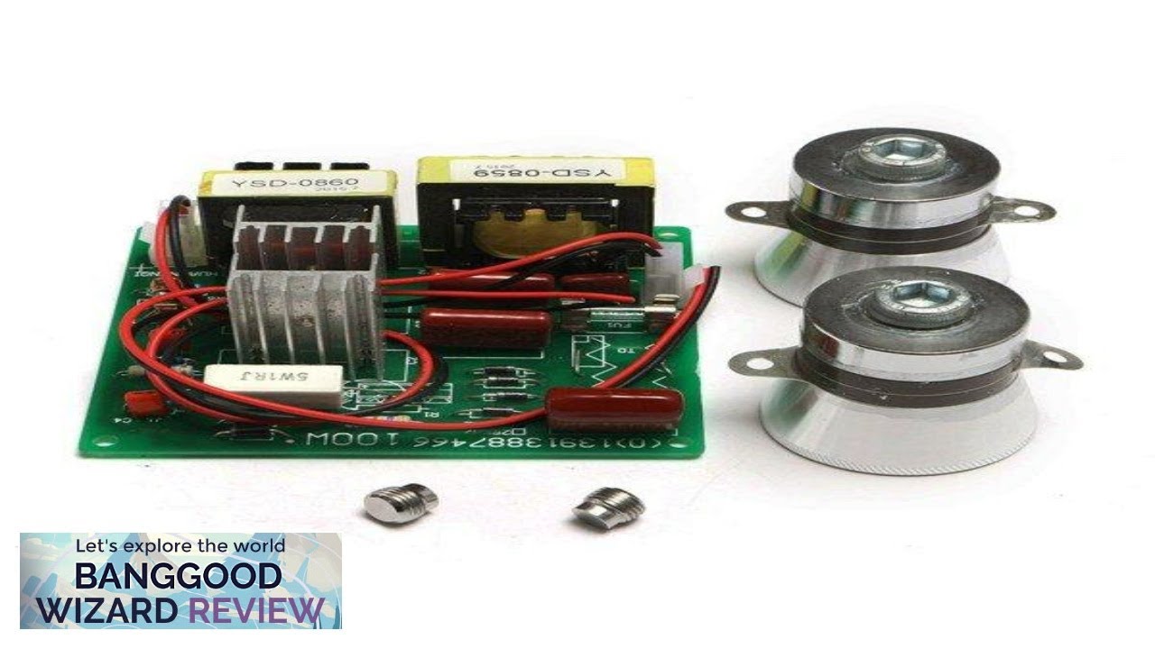 AC 220V Ultrasonic Cleaner Power Driver Board With 2Pcs 50W 40K Transducers Review