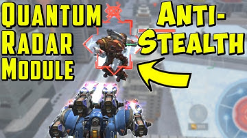 Quantum Radar Module (Anti Stealth) War Robots Test Server Gameplay WR