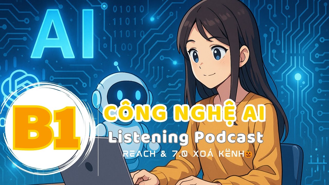 🎧 Практика аудирования английского языка, уровень B1 — ТЕХНОЛОГИИ ИИ — | Подкаст «Аудирование анг...